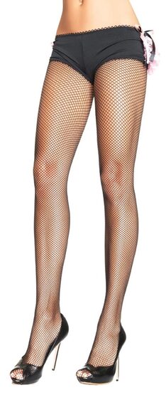 Womens Sexy Black Fishnet Pantyhose