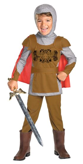 Kids Fairytale Medieval Knight Toddler Costume