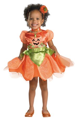 Girls Pumpkin Patch Princess Toddler Costume