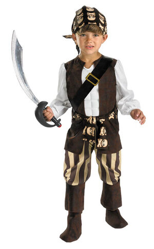 Toddler Rogue Pirate Kids Costume