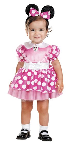 Infant Pink Clubhouse Minnie Mouse Baby Costume