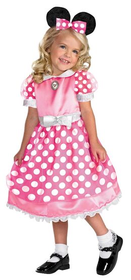 Toddler Pink Clubhouse Minnie Mouse Kids Costume