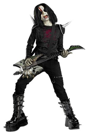 Boys Metal Mayhem Rotten Rocker Zombie Costume