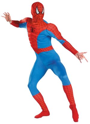Classic Adult Spiderman Muscle Costume