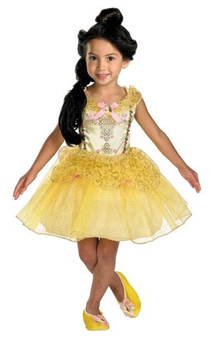 Girls Disney Belle Ballerina Toddler Costume