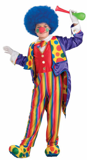 Boys Classy Clown Kids Costume