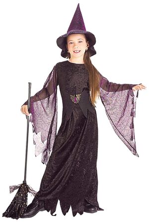 Girls Mystical Witch Kids Costume