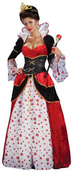 Adult Ruling Queen of Hearts Costume