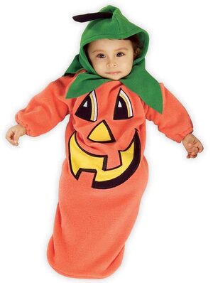 Pumpkin Newborn Bunting Costume