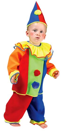 Baby Bobo Toddler Clown Costume