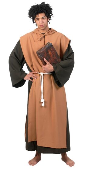 Mens Adult Medieval Monk Costume