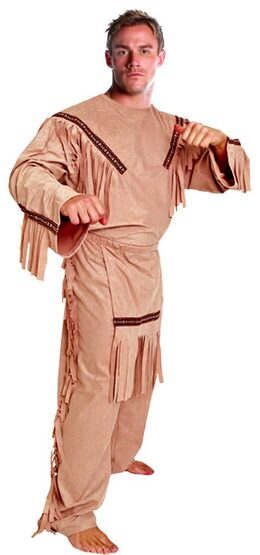 Adult American Indian Brave Costume