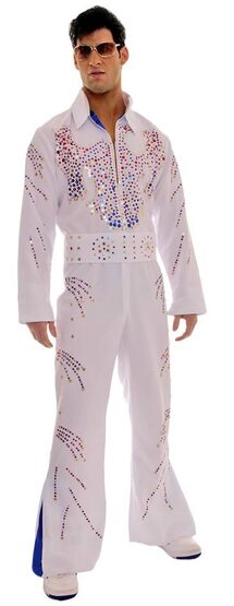 Elvis Costume Adult White Elvis Costume Adult White