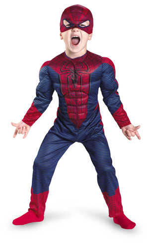 Amazing Spiderman Toddler Muscle Chest Kids Costume