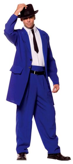 Adult Blue Zoot Suit Costume