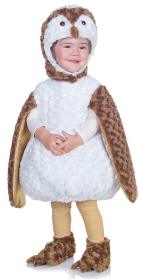 Plush White Barn Owl Baby Costume