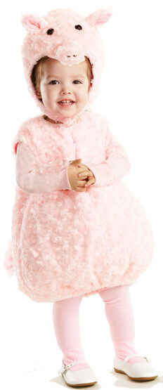 Girls Plush Pink Piglet Baby Costume