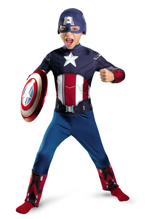 Boys Captain America Avengers Kids Costume