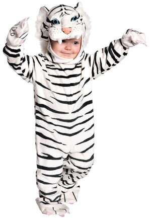 Toddler White Tiger Kids Costume