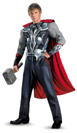 Mens Thor Muscle Chest Avengers Adult Costume