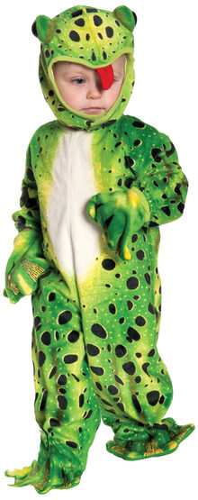 Hoppy Green Frog Kids Costume