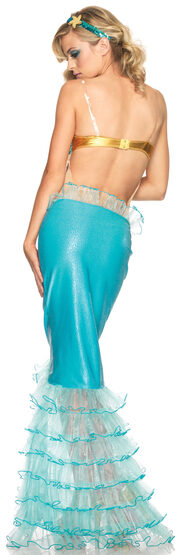 Sexy Aqua Blue Mystical Mermaid Costume