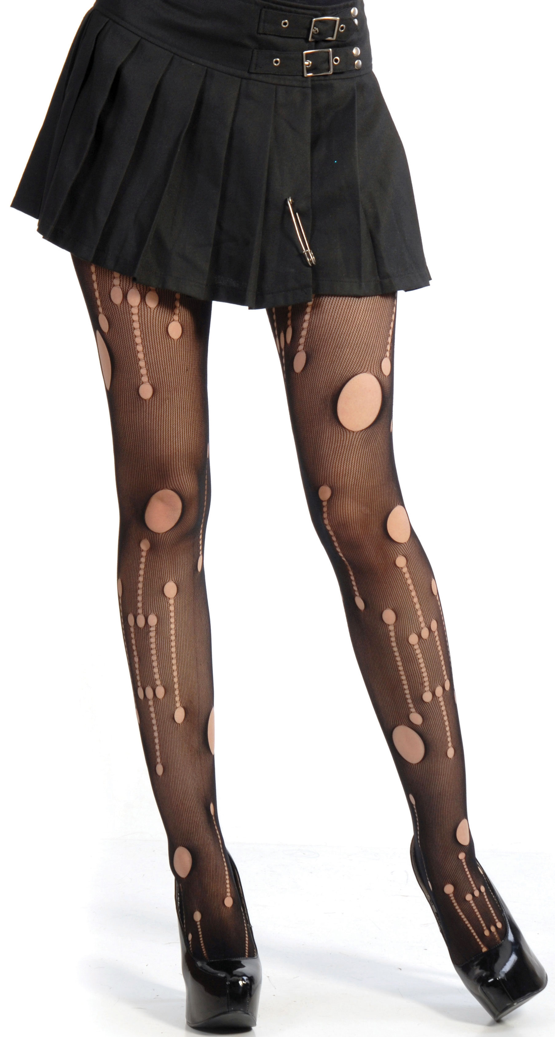 Gaping Hole Pattern Pantyhose Mr. Costumes