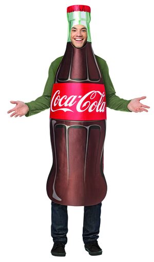 Coca Cola Bottle Funny Adult Costume