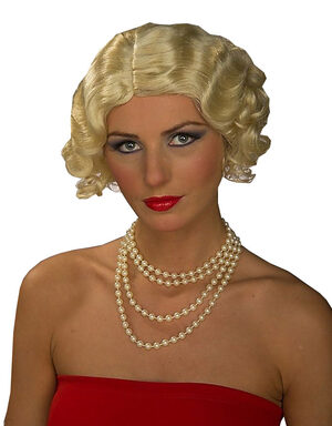 Blonde 1920s Flapper Wig