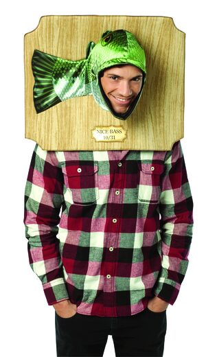 Nice Bass Trophy Funny Adult Costume - Mr. Costumes
