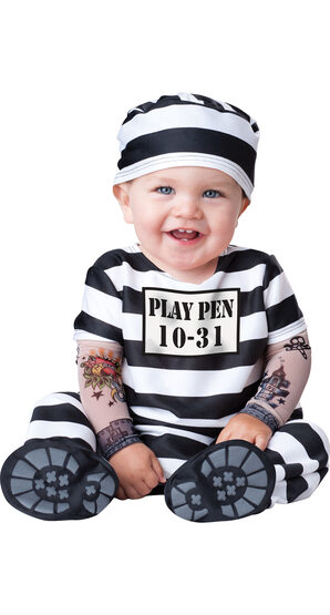 Convict Time Out Baby Costume