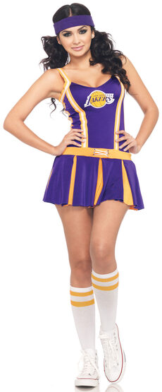 Sexy Los Angeles Lakers Cheerleader Costume