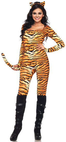 Sexy Stripe Me Wild Tigress Costume