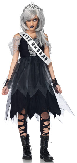 Teen Zombie Prom Queen Costume