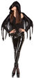 Womens Gothic Raven Mad Adult Costume