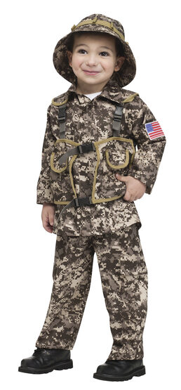 Boys Desert Commando Army Kids Costume