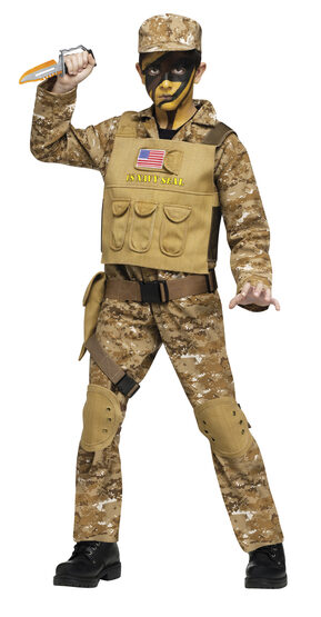 Boys Navy Seal Soldier Kids Costume