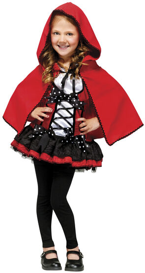 Girls Sweet Red Riding Hood Kids Costume