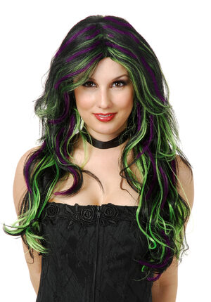 Emerald Witch Wig