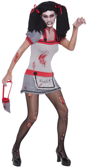 Evil Zombie Ragdoll Adult Costume