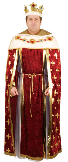 Mens Royal King Robe Adult Costume