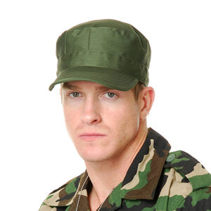 Solid Green Army Hat