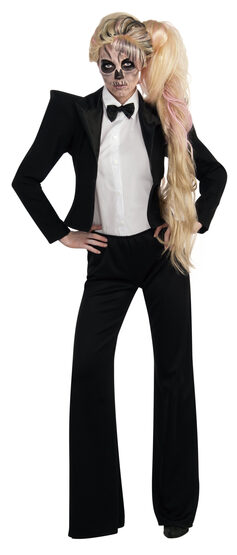 Lady Gaga Tuxedo Rockstar Adult Costume