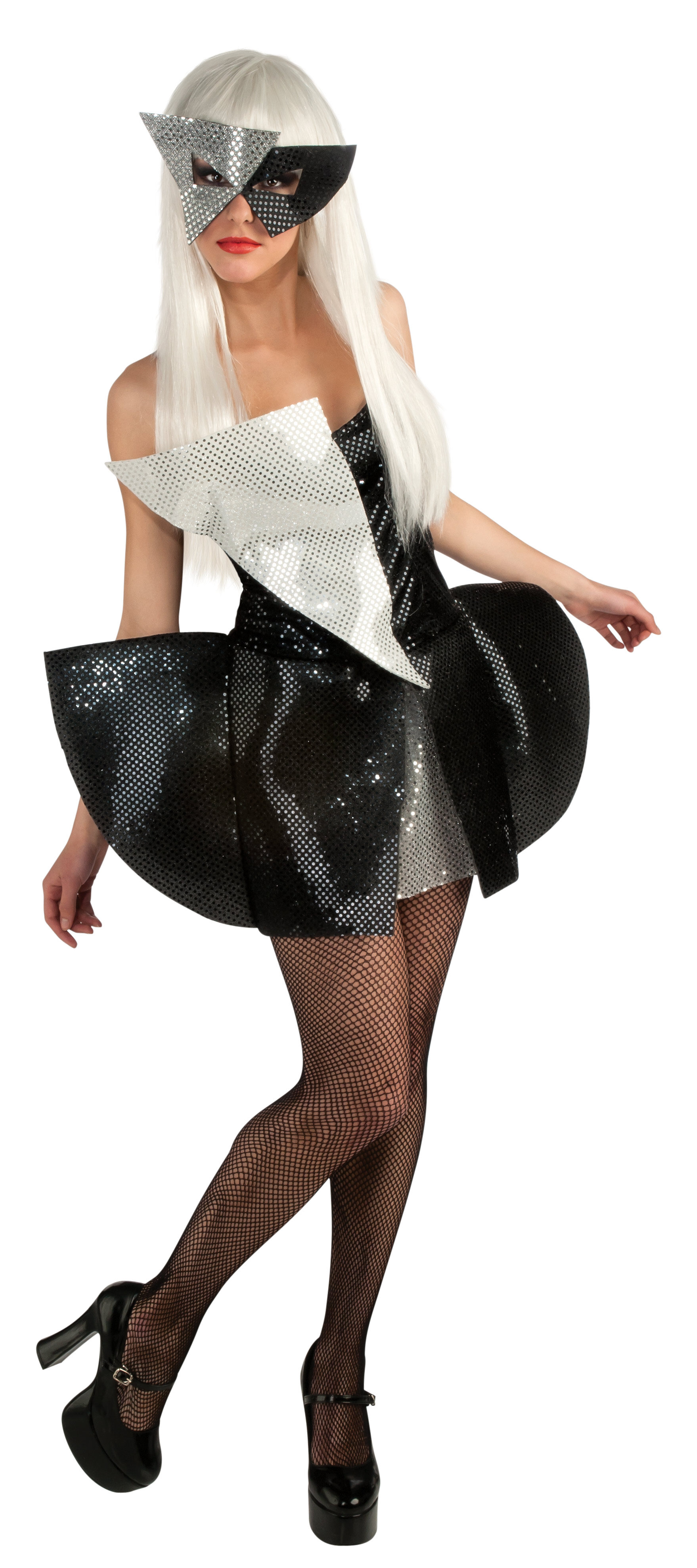 lady gaga silver costume
