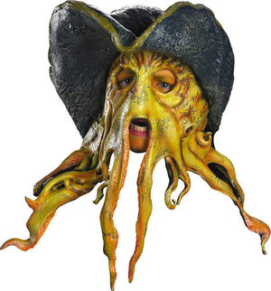 Davy Jones Latex Pirate Mask