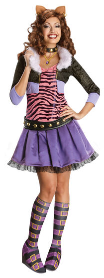 Deluxe Clawdeen Wolf Monster High Adult Costume