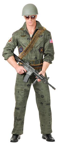 Top Gun Military Man Adult Costume
