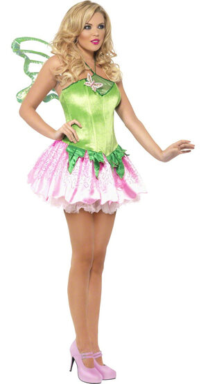 Sexy Green Garden Fairy Costume