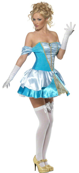 Sexy Glass Slipper Princess Cinderella Costume
