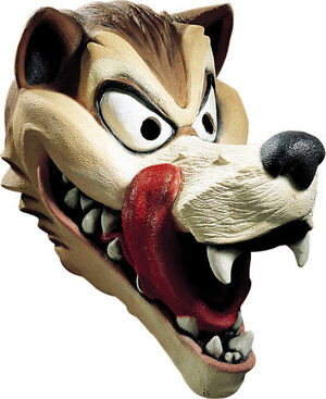 Deluxe Adult Hungry Wolf Mask